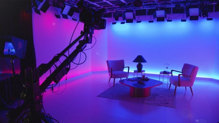 Plató de televisión de CMP en Majadahonda